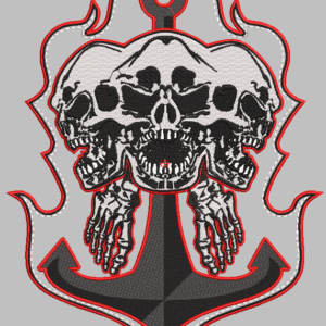 Ponchado de Alto Impacto para Espalda: Calaveras