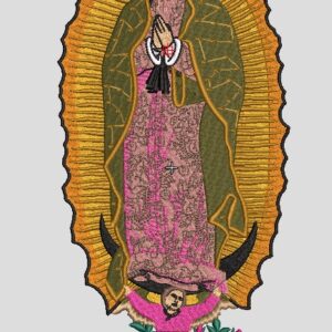Ponchado Virgen de Guadalupe